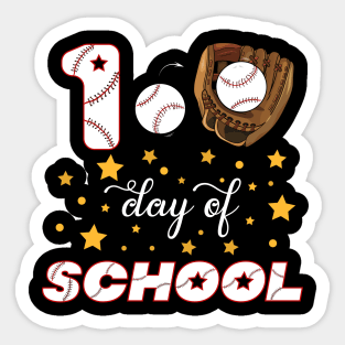 100th Days Of School boys girls basketball lover Sticker